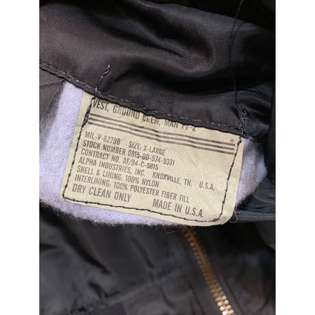 90s ALPHA INDUSTRIES "FV-2" REVERSIBLE VEST MADE IN USA 🇺🇸 Size XL