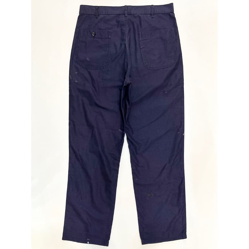 70s US NAVY UTILITY TROUSERS Size 34-REGULAR |