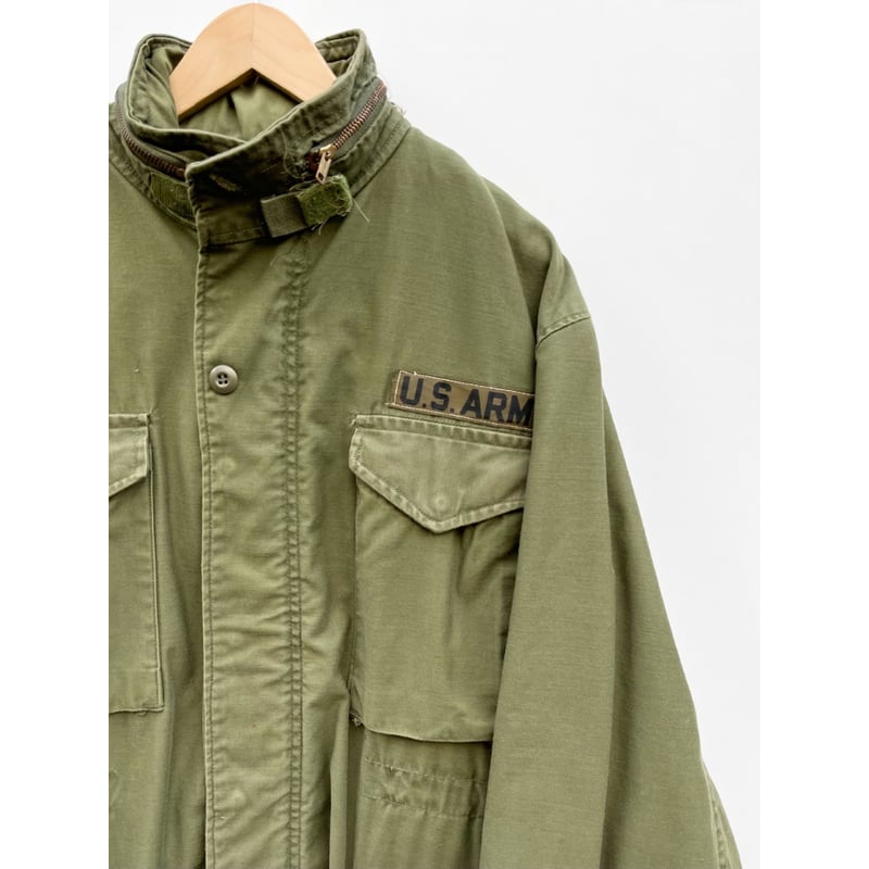 80s US ARMY M-65 FIELD JACKET Size MEDIUM-SHORT