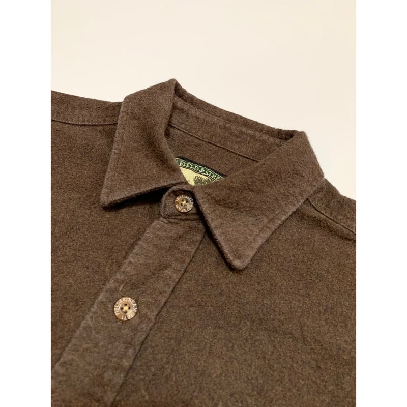90s FIELD & STREAM CHAMOIS CLOTH SHIRT Size L |