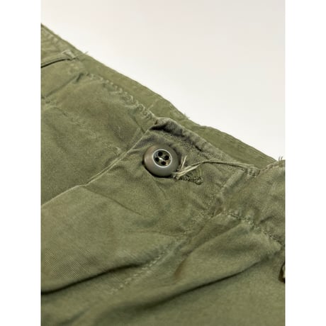 60s US AMRY Jungle Fatigue PANTS "3rd TYPE" Size MEDIUM-SHORT