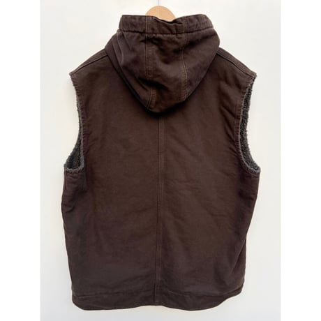 00s carhartt DUCK VEST HOODIE Size XL