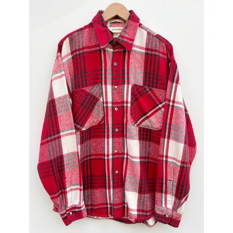 80s ST.JOHN'S BAY FLANNEL SHIRT MADE IN USA 🇺🇸 Size L