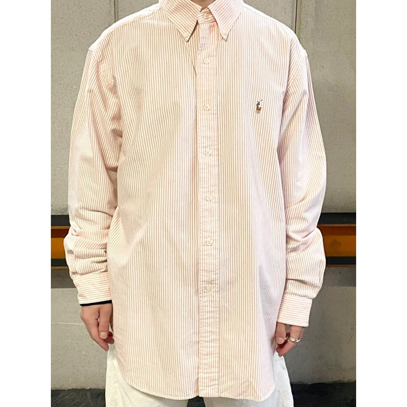00s Ralph Lauren B/D SHIRT Size 16 1/2-34/35 |