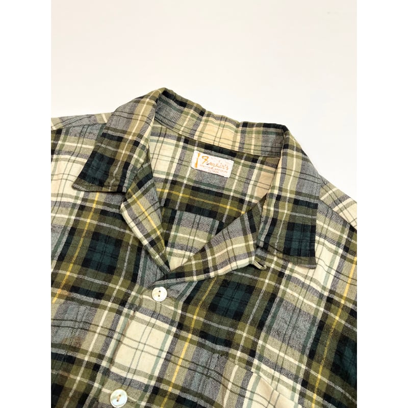 60s OPEN COLLAR SHIRT Size L程 | KORDS