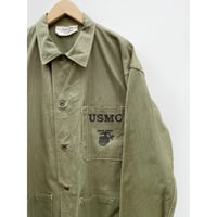 40s "DEAD STOCK" US MARINE CORPS P-41 HBT JACKET Size 42