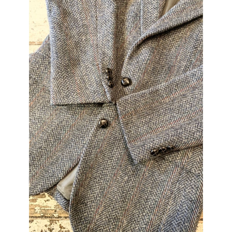 80s CHRISTOPHER HAYES HARRIS TWEED JACKET TAILO