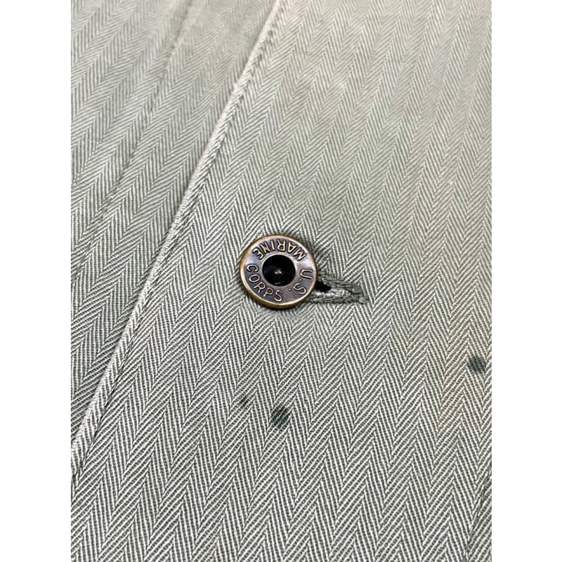 その他 40s US MARINE CORPS P-41 HBT JACKET 40's USMC P-41 HBT Jacket 1940's Vintage 38 from Japan USED