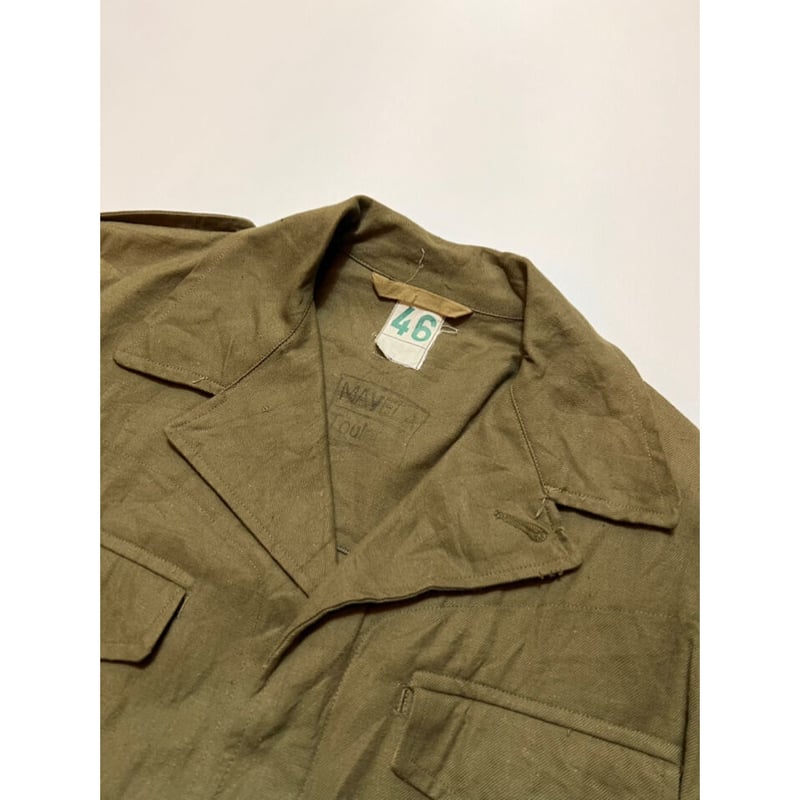 1950s М-47 Early fabric Late model 50s FRENCH ARMY M-47 FIELD JACKET 