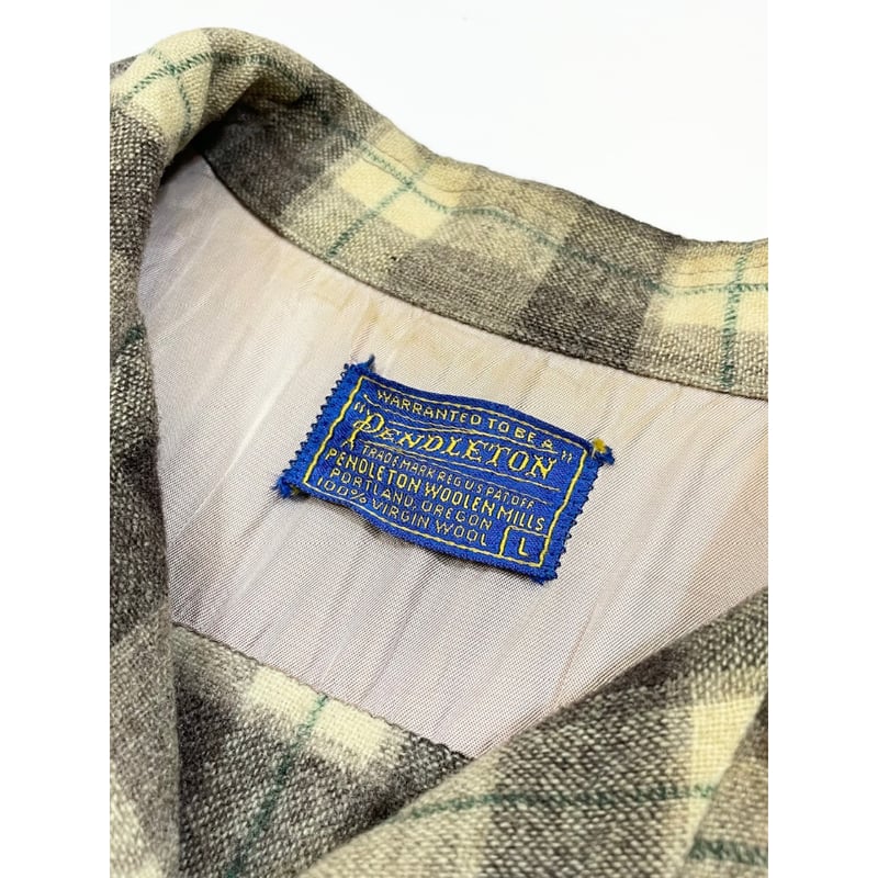 50s PENDELTON WOOL SHIRT MADE IN USA 🇺🇸 Size L  