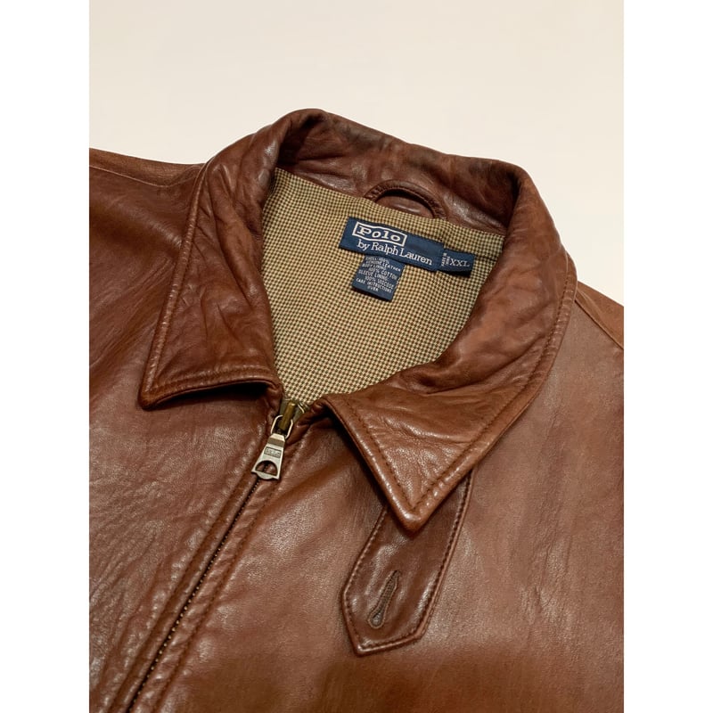 90s Ralph Lauren LEATHER JACKET Size XXL | KORDS 90s Ralph Lauren LEATHER JACKET Size XXL | KORDS