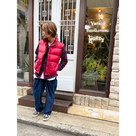 80s CAMP7 DOWN VEST Size M