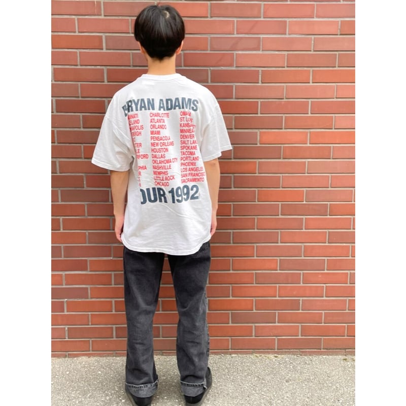 ヴィンテージ当時物1992年ブライアンアダムス UKツアーTシャツEXTREME