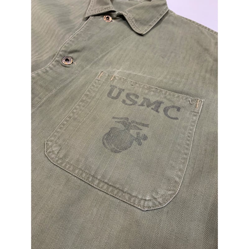 40s US MARINE CORPS P-41 HBT JACKET Size 40程 |