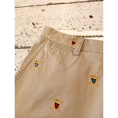 00s Ralph Lauren "GOLF PATTERN" CHINO PANTS Size W34L34→W34L33