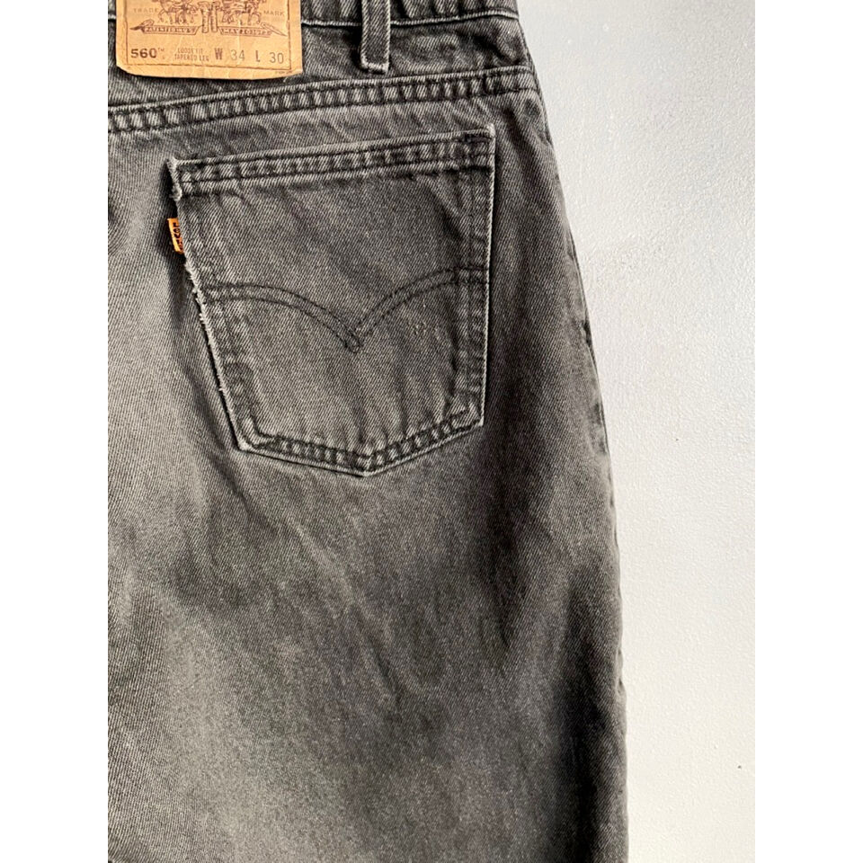 90s Levi's 560 BLACK DENIM MADE IN USA 🇺🇸 Size 90s Levi's 560 BLACK DENIM MADE IN USA 🇺🇸 Size