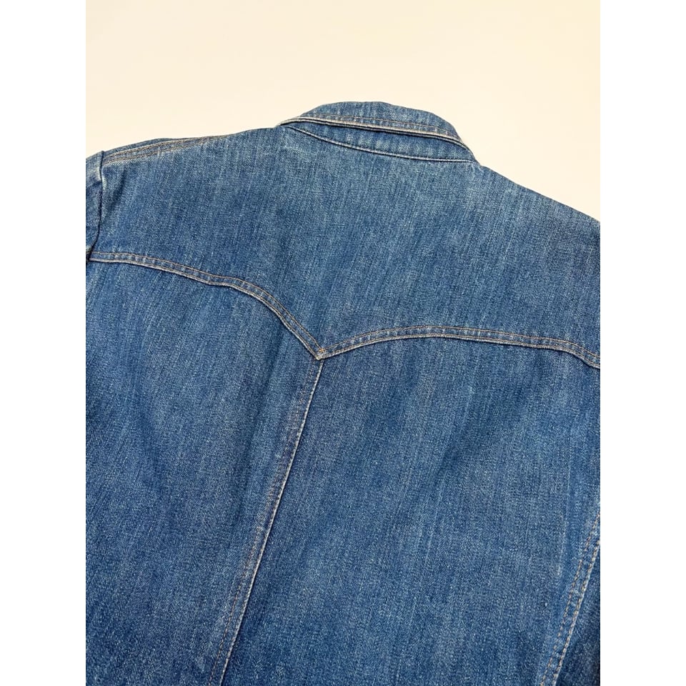 70s Levi's DENIM TAILORED JACKET MADE IN USA Size 46