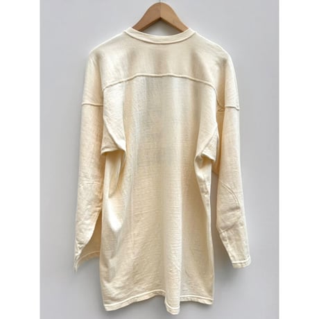 60s "DEAD STOCK" Unknown FOOT BALL Tee With ELBOW PATCH Size XL程