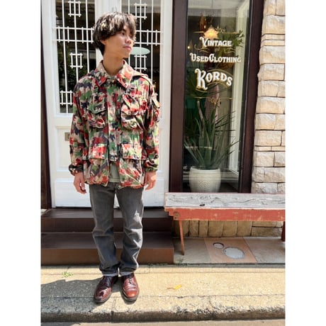 70s SWISS MILITARY "ALPINE CAMO" MOUNTAIN JACKET Size 52 (L程)