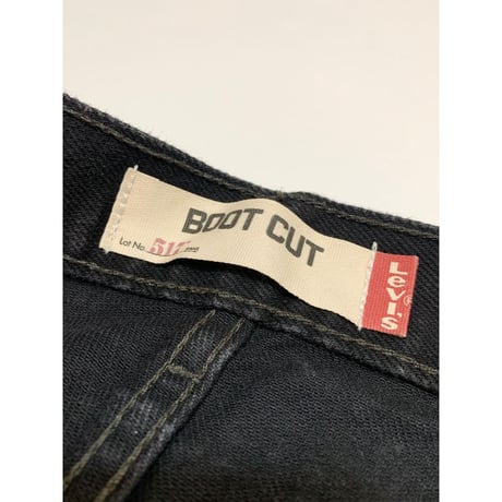 00s Levi’s 517 BLACK DENIM PANTS Size W34L30