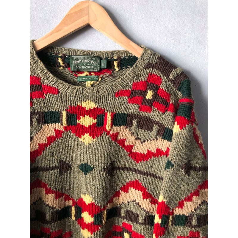80s Ralph Lauren POLO COUNTRY HAND KNIT Size XL 80s Ralph Lauren POLO COUNTRY HAND KNIT Size XL