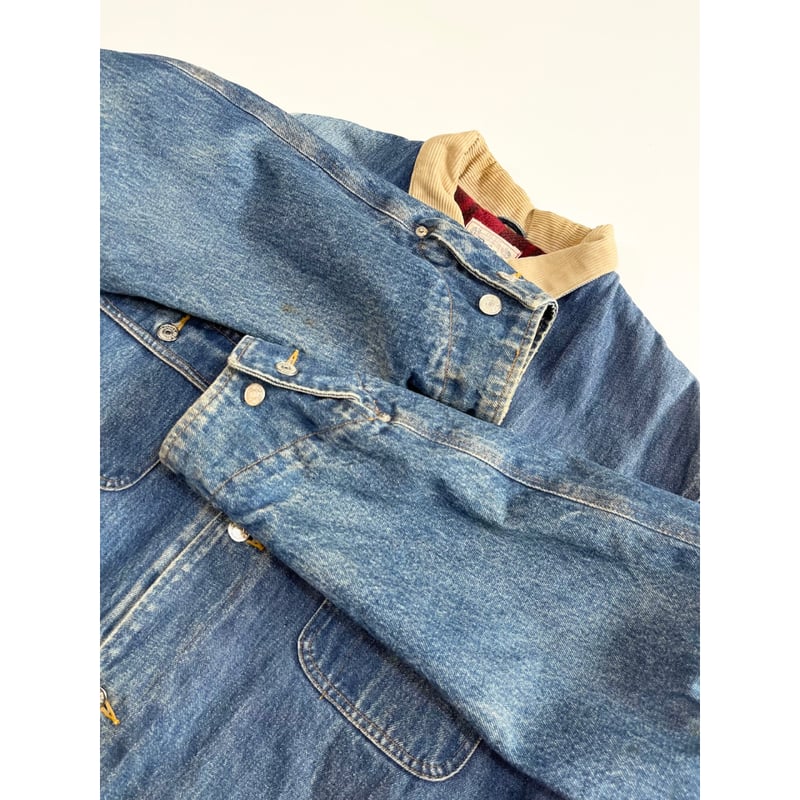 ジャケット・アウター 90s vintage ralph lauren denim coverall 90s Polo ralph lauren short length coverall des