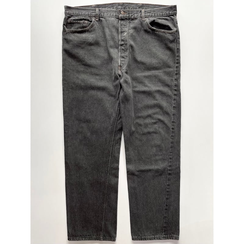 80s Levi's 501-0658 BLACK DENIM PANTS MADE IN U