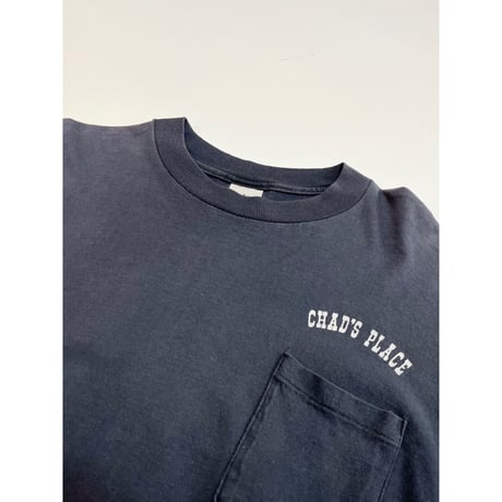 80s CHAD'S PLACE L/S Tee MADE IN USA 🇺🇸 Size XL