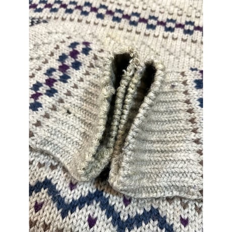 80s L.L.BEAN "ROLL NECK" WOOL SWEATER Size L