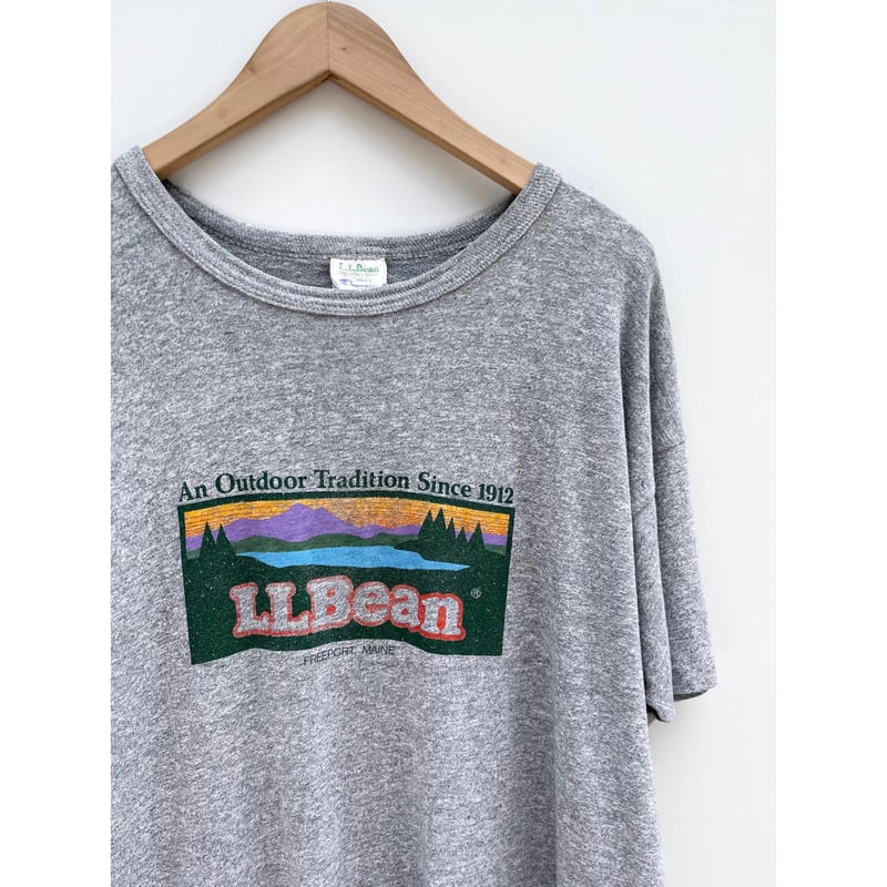 珍品 80s USA製 Champion Vintage Tee Western 80s L.L.Bean×Champion W-NAME Tee MADE IN USA🇺🇸