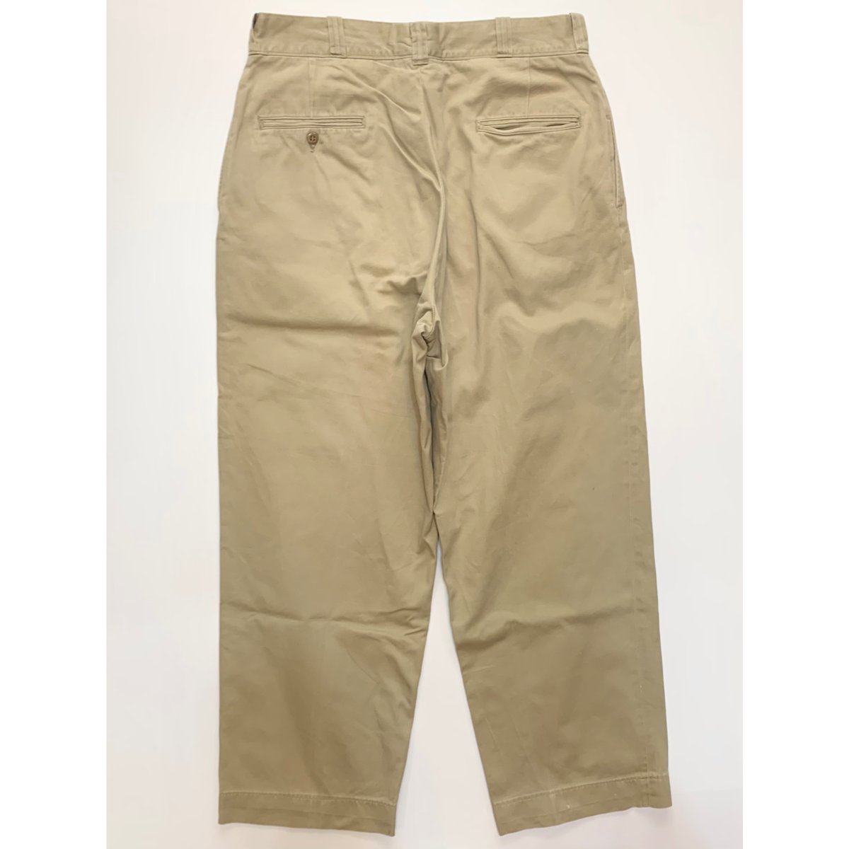 60S US ARMY trousers チノパン 60s US ARMY KHAKI TROUSERS Size W34L31→W33L29 |