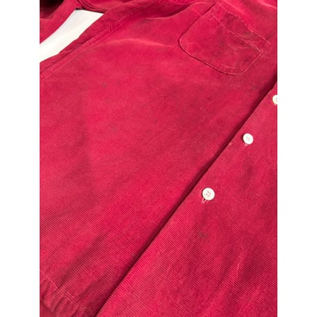 50s McGREGOR CORDUROY OPEN COLLAR SHIRT MADE IN USA 🇺🇸 Size 16