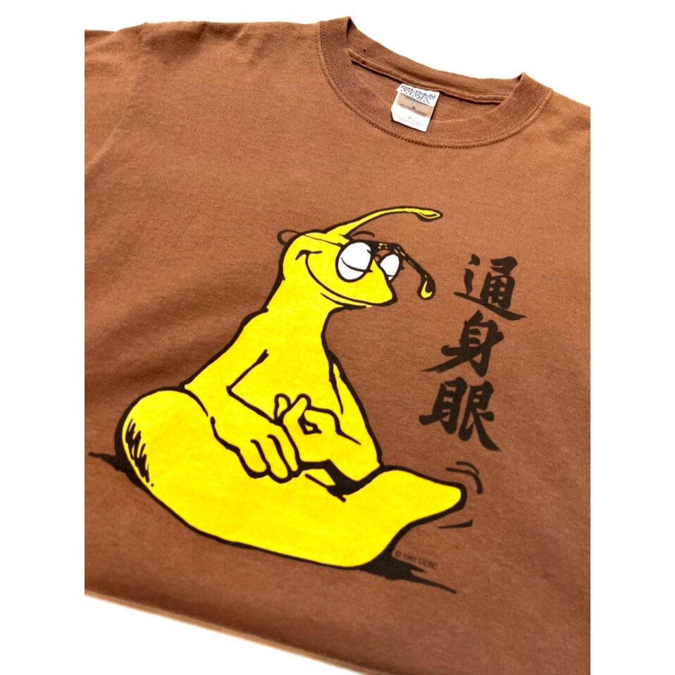 90s USA製ラッセル UCSC BANANA SLUGS スウェット 通身眼