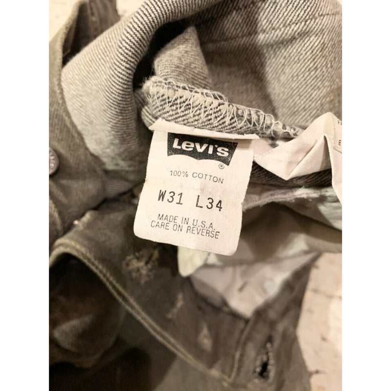 90s Levi's 501-5959 BLACK DENIM PANTS MADE IN U