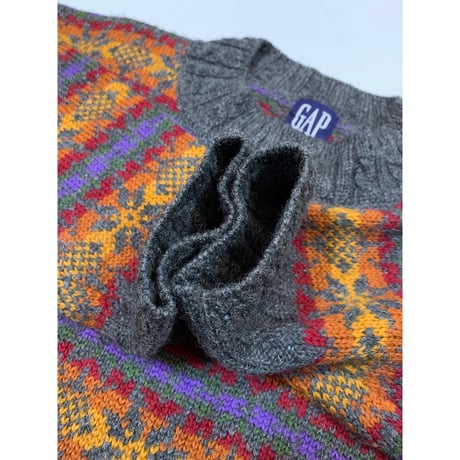 90s GAP WOOL KNIT Size L