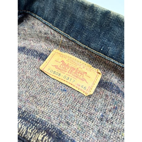 60s Levi’s 70505-0317 "BIG E" DENIM JACKET MADE IN USA 🇺🇸 Size 46