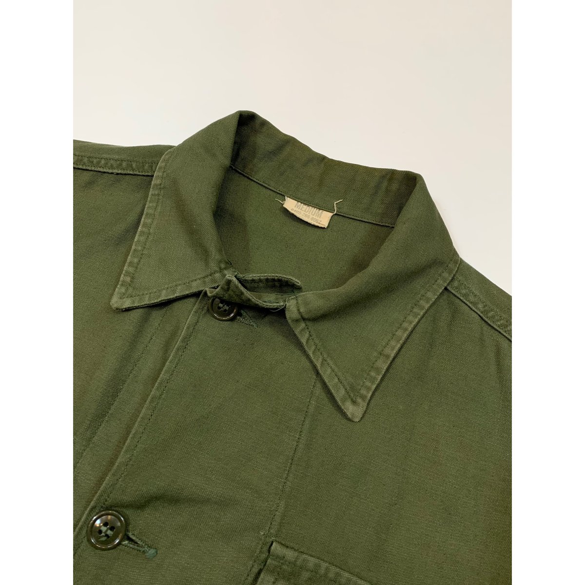 60s US.ARMY OG107 UTILITY SHIRT /1st後期 U.S. Military - OG-107 Utility Shirts 1st Model – Rugged