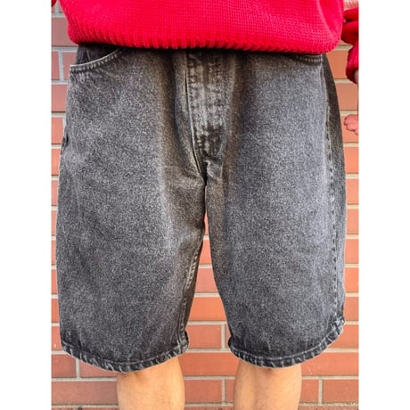 90s Levi's 560 BLACK DENIM Short's PANTS MADE IN USA 🇺🇸 Size W32