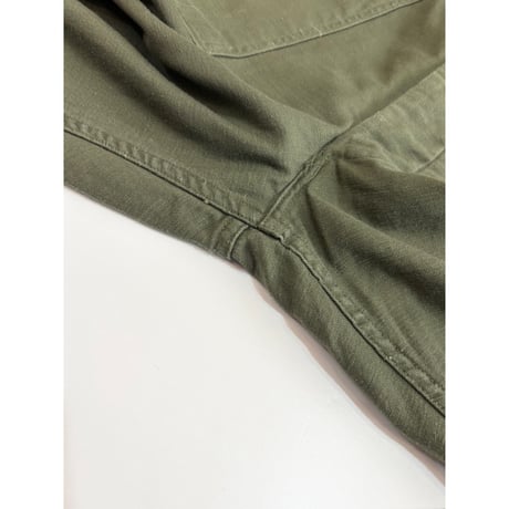 70s US ARMY OG-107 COTTON SATEEN BAKER PANTS Size W32L33→W31L31
