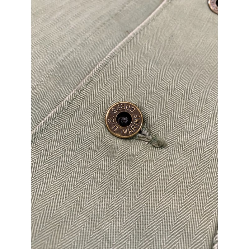 40s US MARINE CORPS P-47 HBT JACKET Size 38〜40程