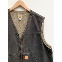 00s carhartt "V NECK" DUCK VEST Size 2XL