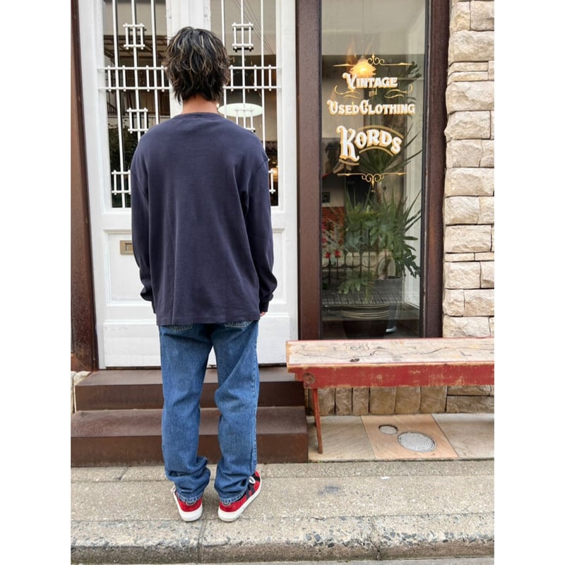 トップス 90s POLO by Ralph Lauren henry neck top 90s POLO Ralph Lauren HENRY NECK L/S Tee Size X