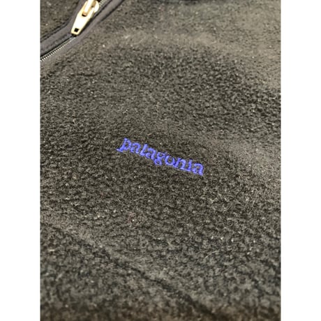 90s Patagonia "BLACK" FLEECE VEST MADE IN USA 🇺🇸 Size L