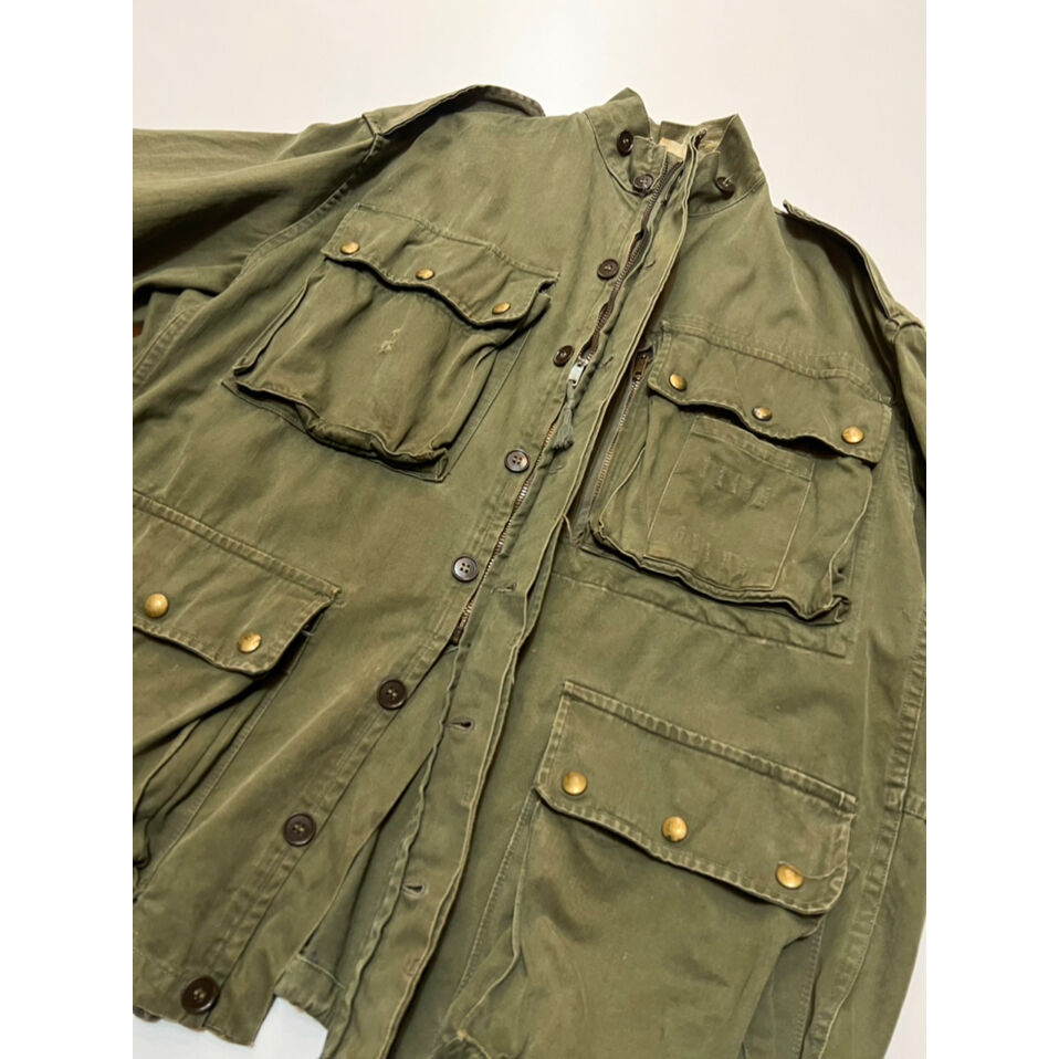 60s FRENCH MILITARY PARATROOPER JACKET Size 26