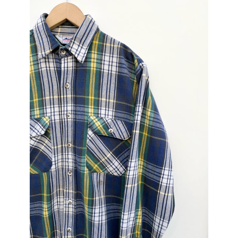 トップス DAKOTA 80s L/S Checked Flannel Shirt XL. Dakota WorkPro Series Men's Unlined Flannel Shirt | Mark's