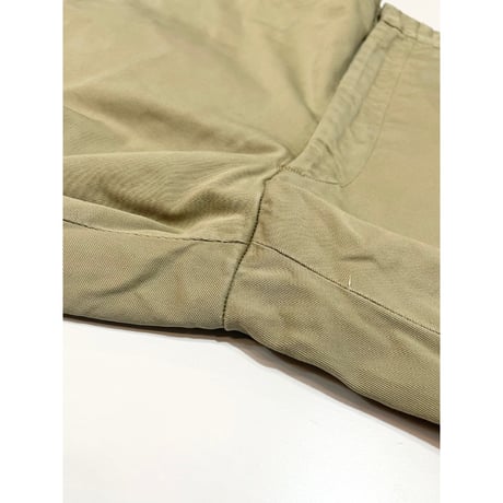70s US ARMY KHAKI TROUSERS Size W36L32→W35L31