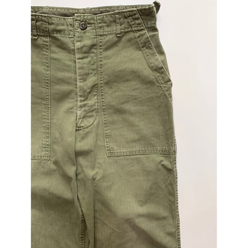 50s US ARMY M-47 HBT BAKER PANTS Size W29L30.5 ...