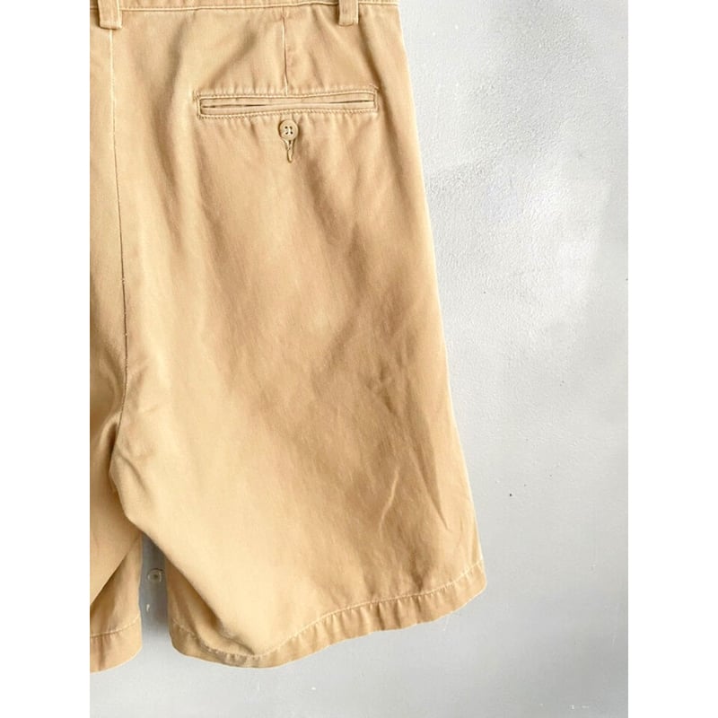 90s★W32（80㎝）■ラルフローレン/タイラーショート/ベージュ POLO BY RALPH LAUREN ラルフローレン 90年代 TYLER SHORT 2