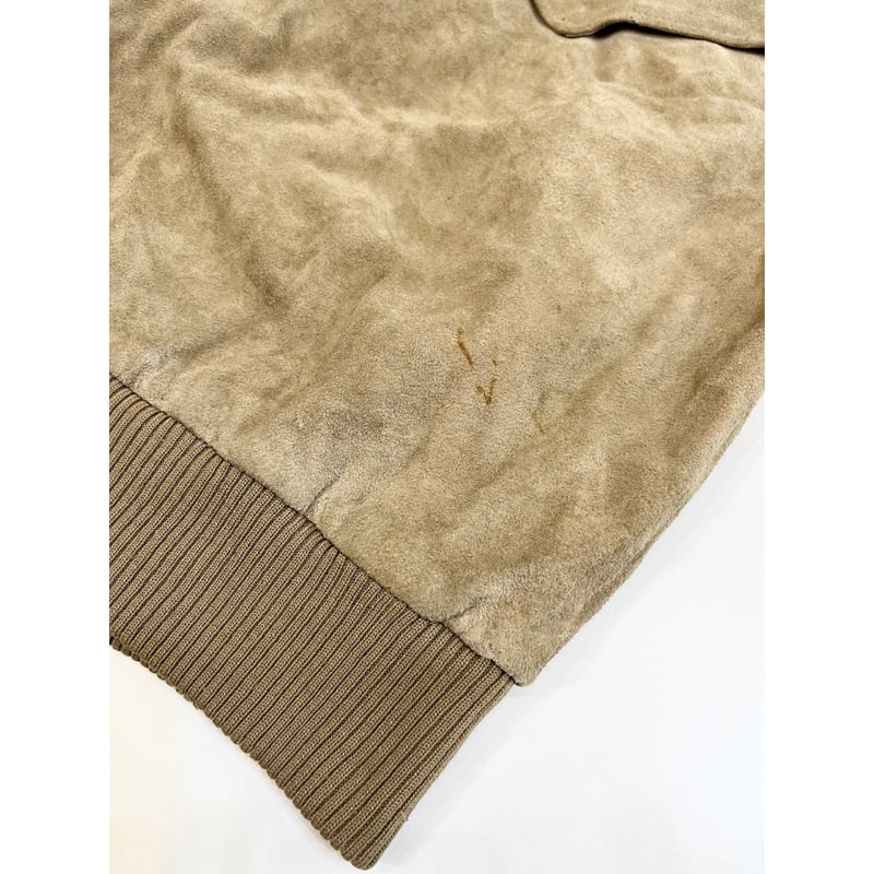 80〜90s Ralph Lauren SUEDE HARRINGTON JACKET Siz