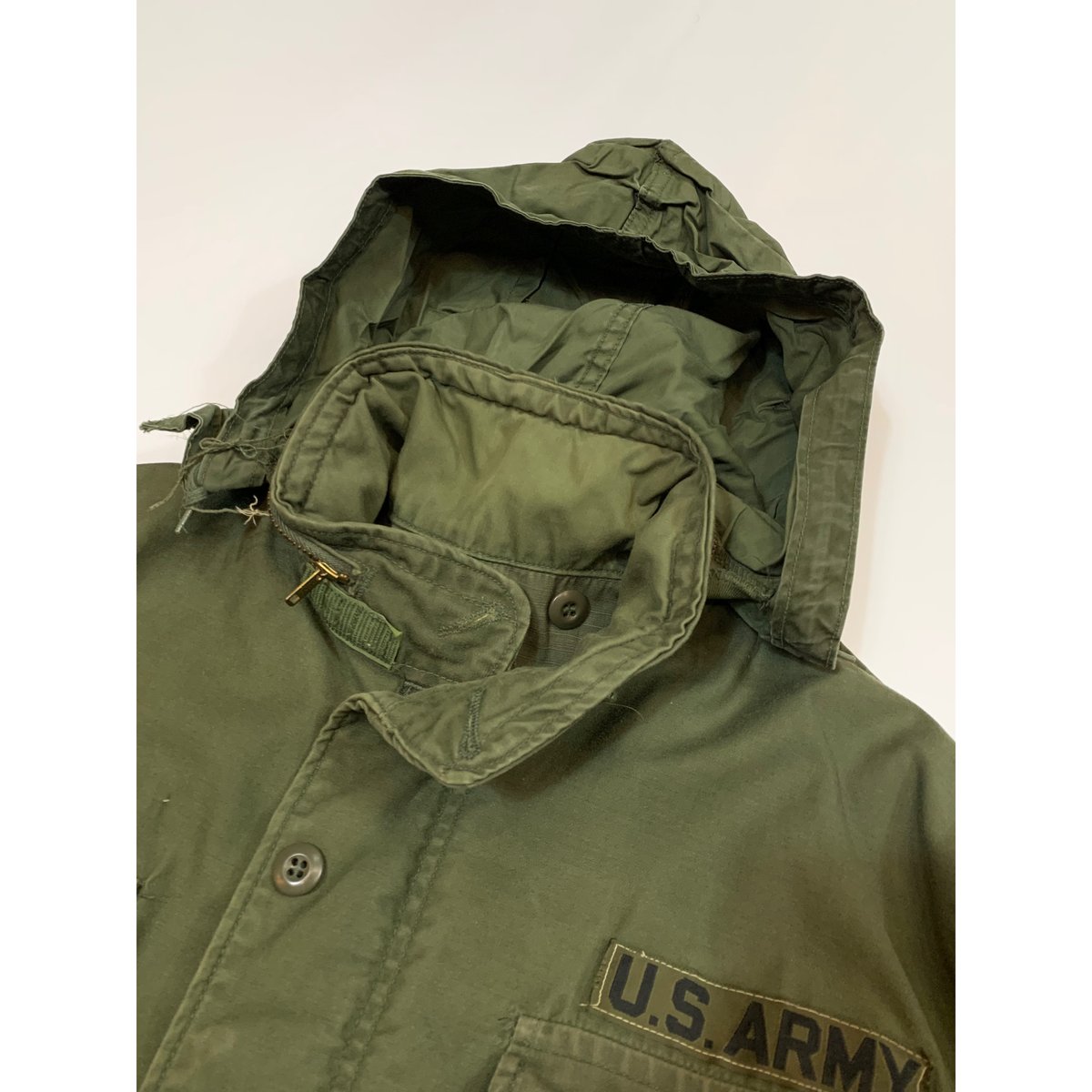 80s US ARMY M-65 FIELD JACKET Size MEDIUM-SHORT